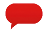red speech bubble